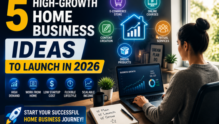 5 High-Growth Home Business Ideas to Launch in 2026
