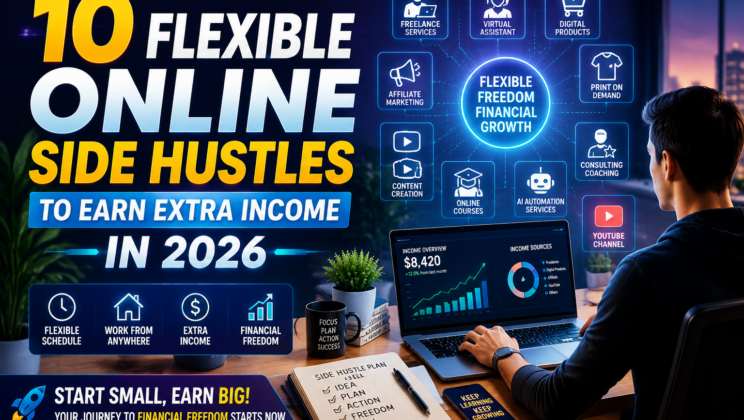 10 Flexible Online Side Hustles to Earn Extra Income in 2026